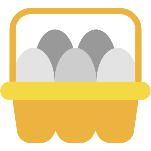 carton de huevos icono gratis