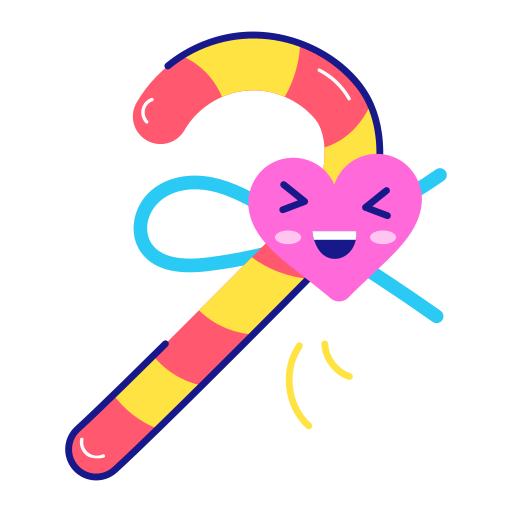 Candy free sticker