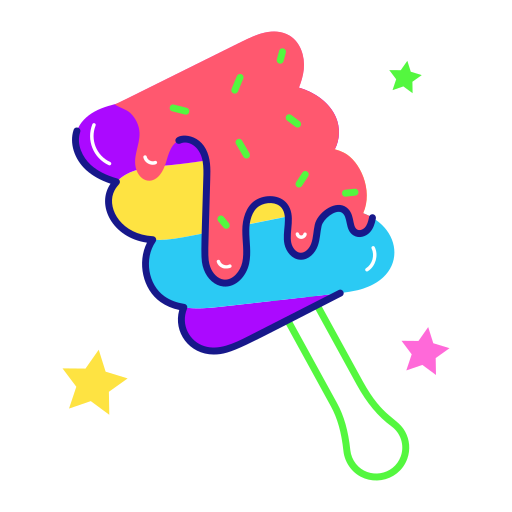 Candy free sticker