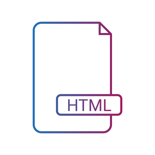 archivo html icono gratis