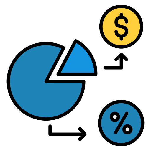 gráfico circular icono gratis