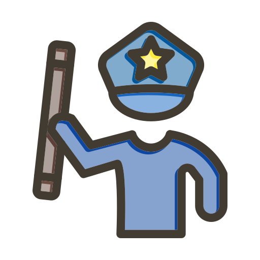 policía icono gratis