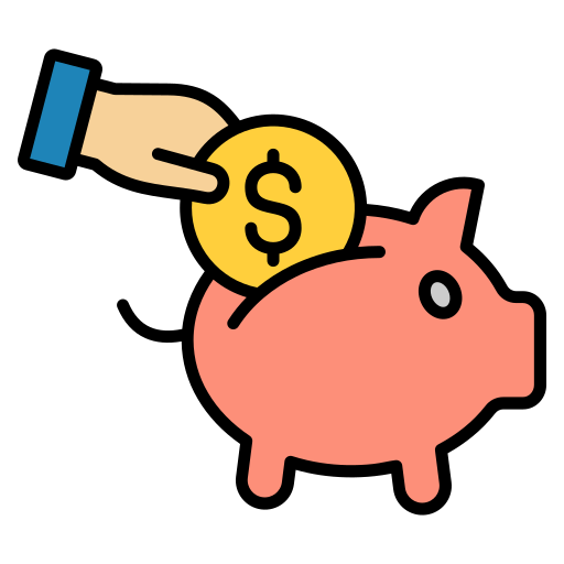 ahorros icono gratis