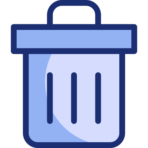 contenedor de basura icono gratis