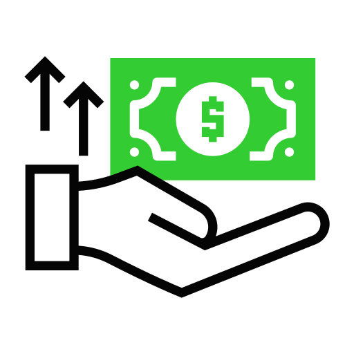 ganancia icono gratis