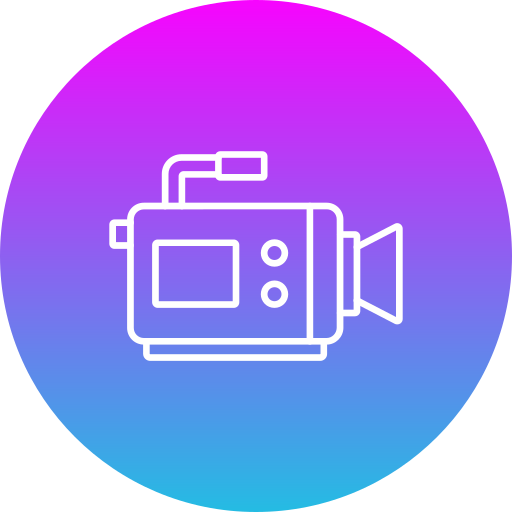 camara de video icono gratis