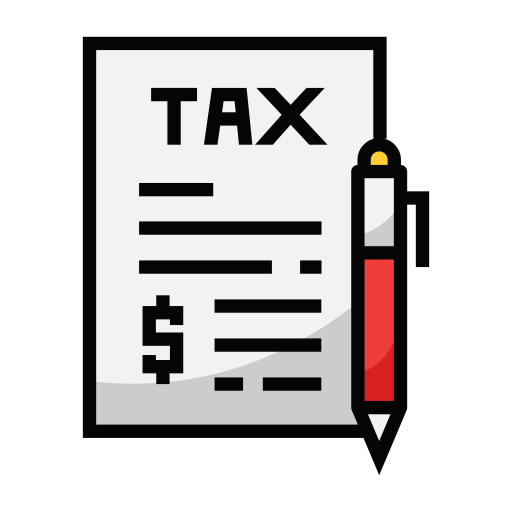 impuestos icono gratis