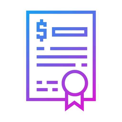 certificado icono gratis