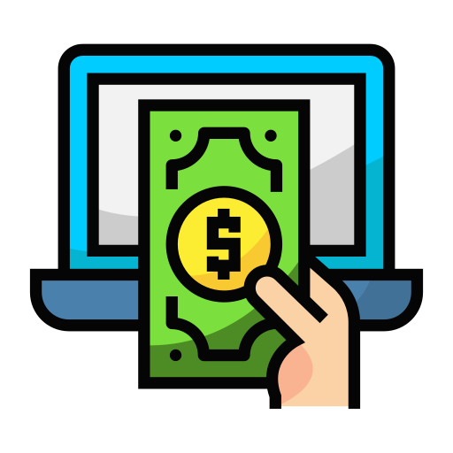 Online payment free icon