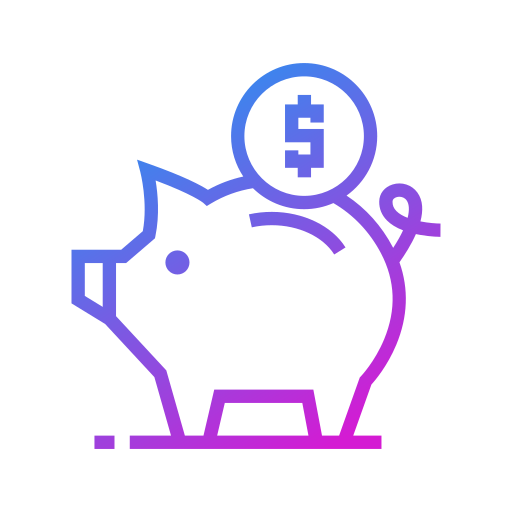 caja de dinero icono gratis