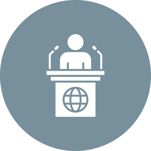 conferencia icono gratis