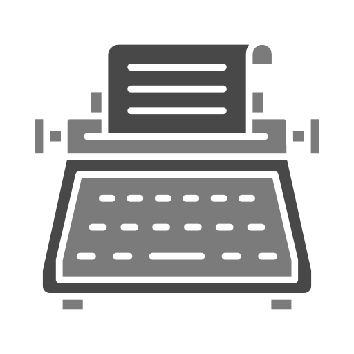 Typewriter free icon Typewriter free icon