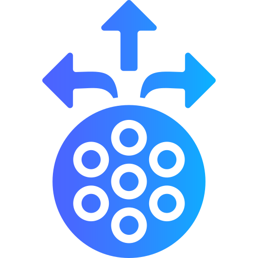 distribución de películas icono gratis