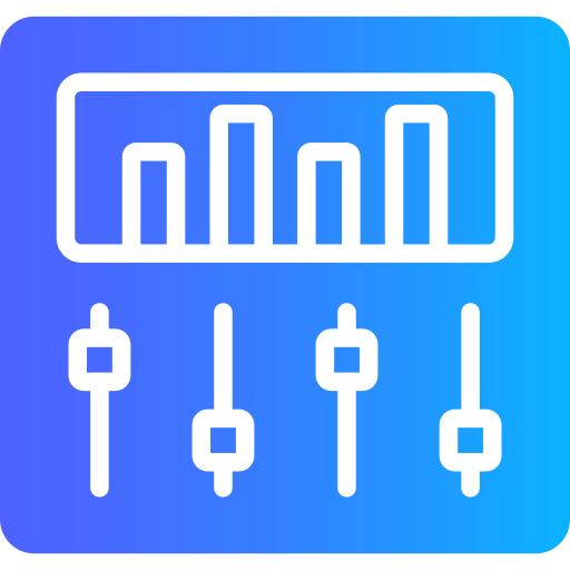 mezcla de audio icono gratis