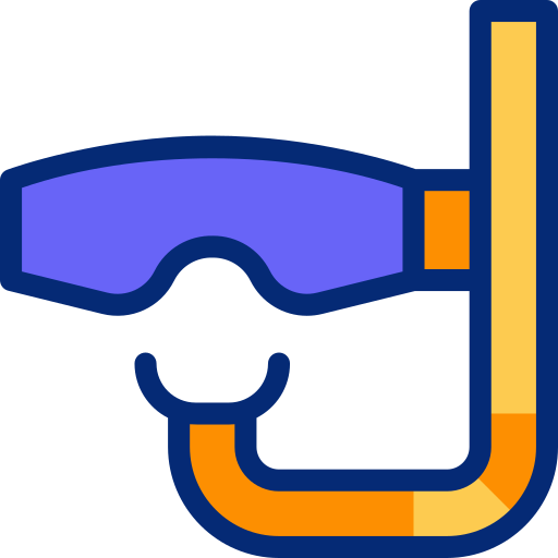 스노클 무료 아이콘