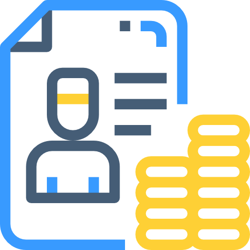 presupuesto icono gratis