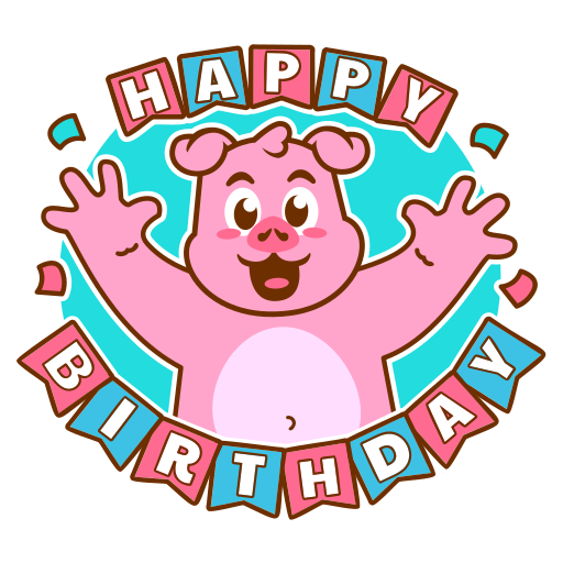 cumpleaños gratis sticker