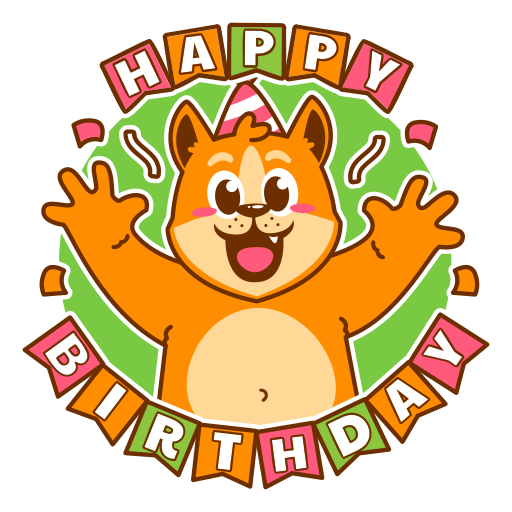 cumpleaños gratis sticker