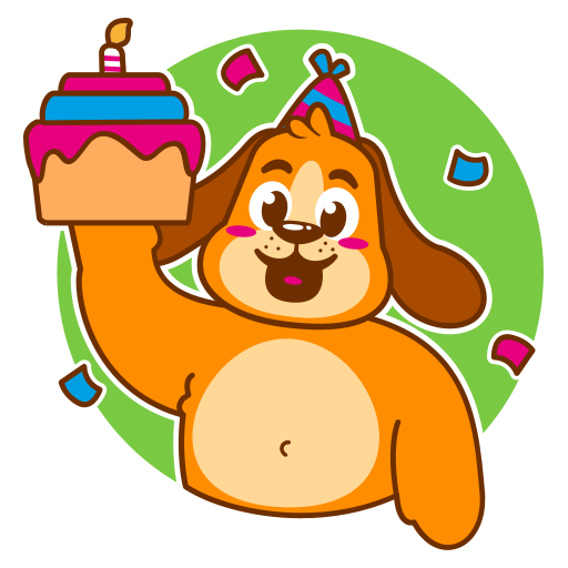 geburtstag kostenlos Sticker