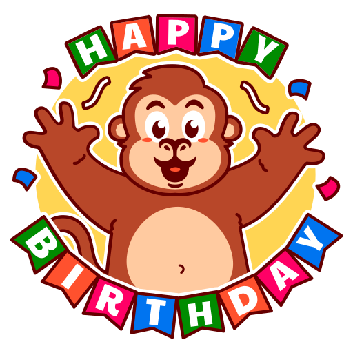 cumpleaños gratis sticker