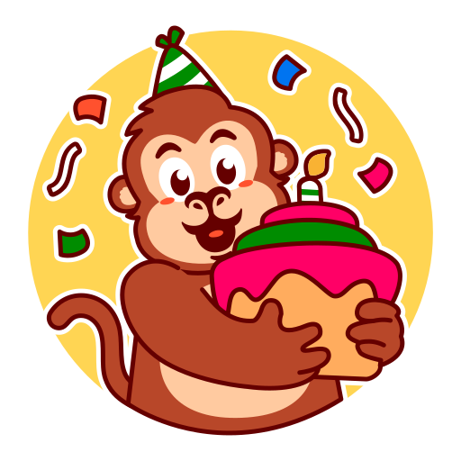 cumpleaños gratis sticker