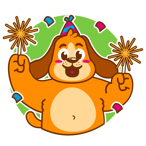 cumpleaños gratis sticker