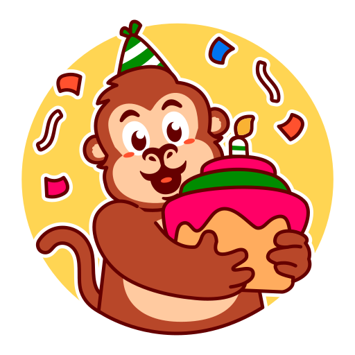 cumpleaños gratis sticker