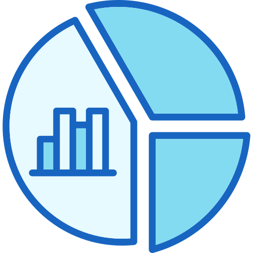 gráfico circular icono gratis