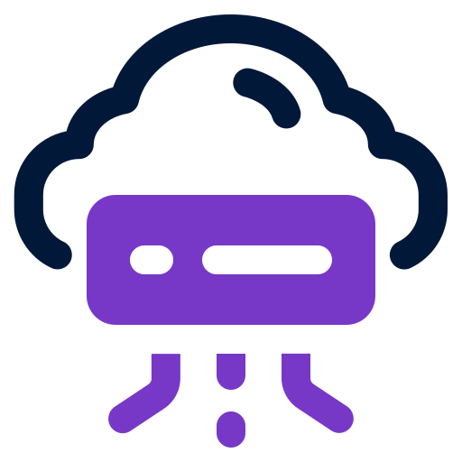 computación en la nube icono gratis