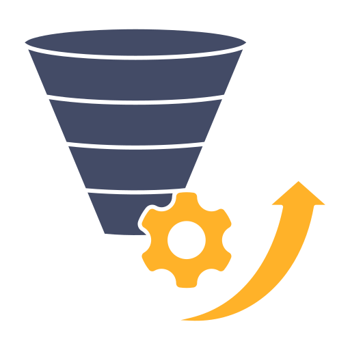análisis de embudo icono gratis