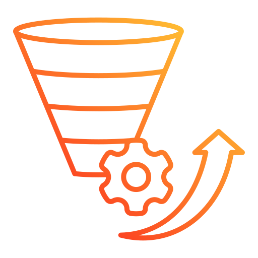 análisis de embudo icono gratis