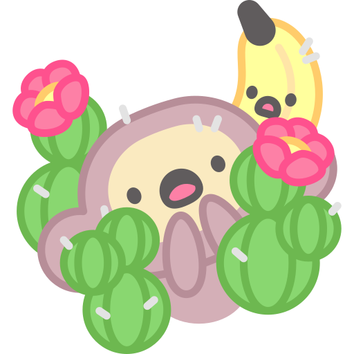 Cactus free sticker