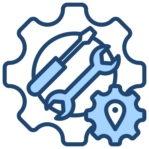 estación de servicio icono gratis