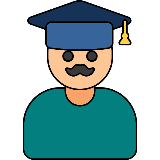 graduación icono gratis