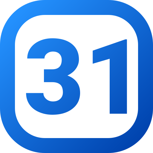 31 Icône gratuit 31 Icône gratuit