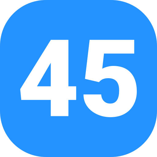 45 icono gratis