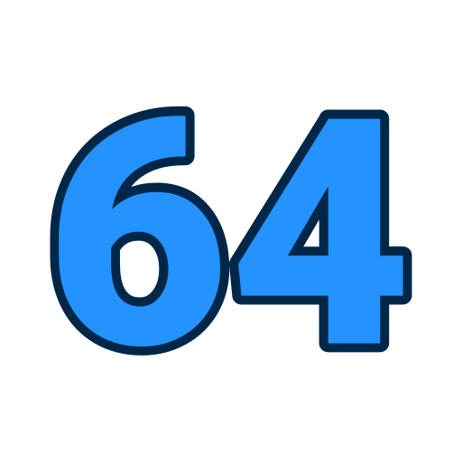 64 icono gratis