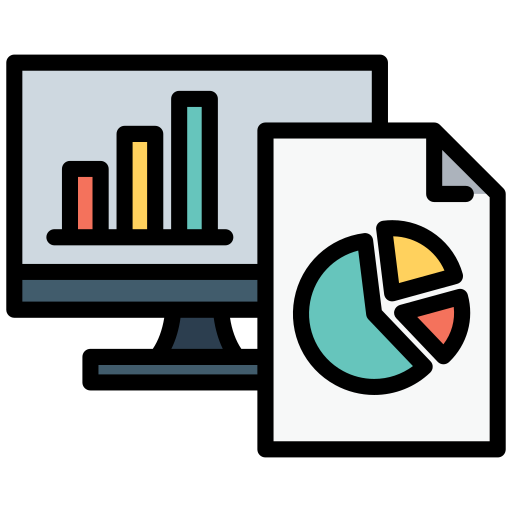 análisis de datos icono gratis