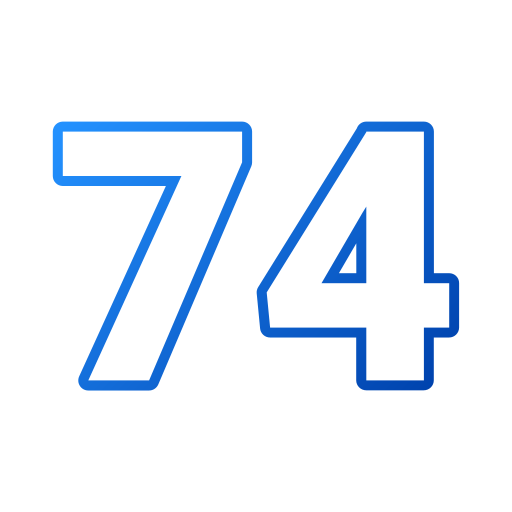 74 Icône gratuit 74 Icône gratuit
