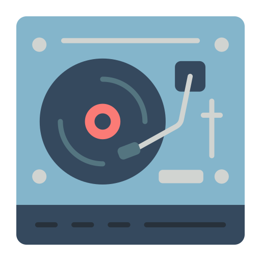 Turntable - Free technology icons