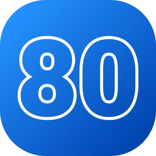 80 kostenlos Icon 80 kostenlos Icon