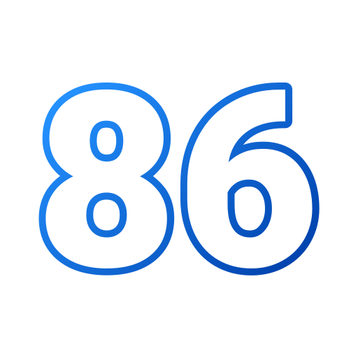 86 icono gratis