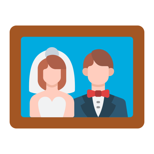 fotos de boda icono gratis