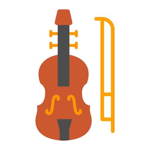 violín icono gratis