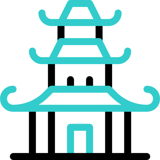 pagoda icono gratis