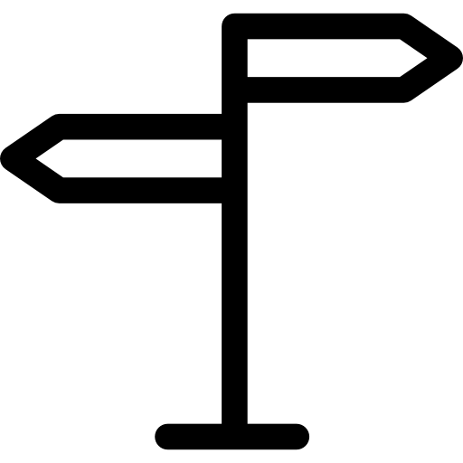 Directions free icon