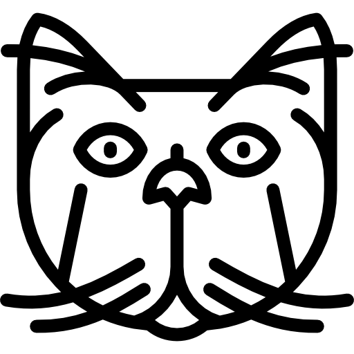 gato persa icono gratis