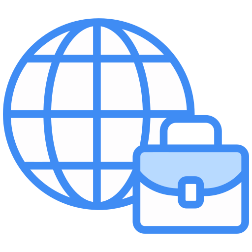 negocio global icono gratis