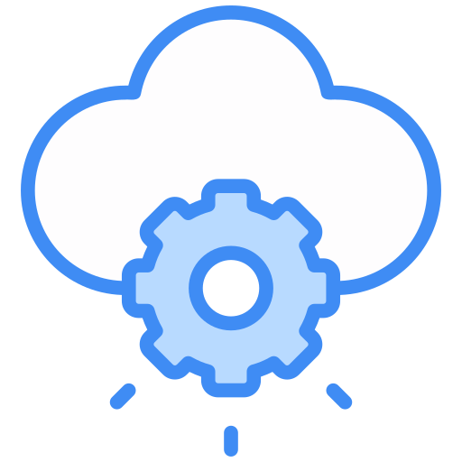 Cloud technology free icon