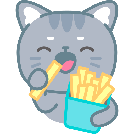 fritten kostenlos Sticker